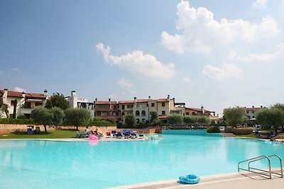 Wohnung mit einem schönen Blick auf den Pool