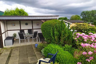 Vakantiehuis aan het Hennermeer met terras