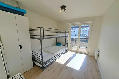 Zonnig appartement aan de kust voor 6...