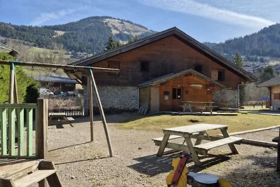 Alpenhut in een chatel met barbecue