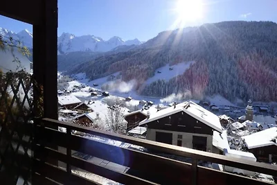 Studio in Grand-Bornand mit Bergblick