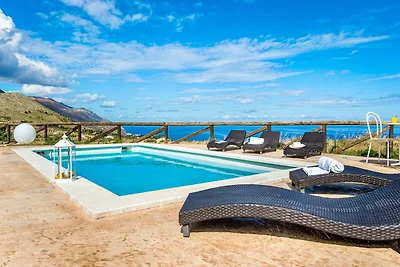 Villa in Scopello mit Meerblick