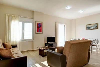 Luxus-Apartment in Voukolies mit Meerblick