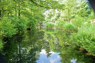 Bungalow mit Mikrowelle in einem Ferienpark i...