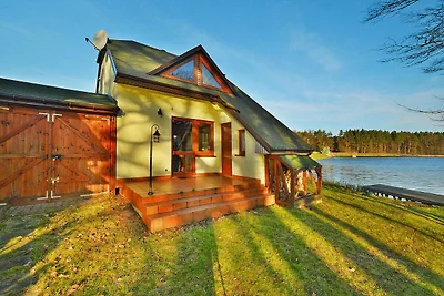 Ferienhaus am See, mit Kamin, Rosnowo