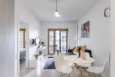 Warschauer Stadtapartment mit Balkon