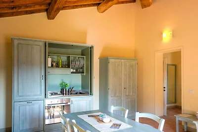 Wohnung in einem Ferienhaus mit Pool
