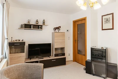 Ferienhaus mit Terrasse und umzäunten Garten