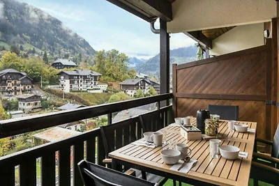 Apartment in Saint-Gervais mit Blick auf den...