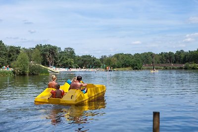 Chalet met afwasmachine in de groene Kempen