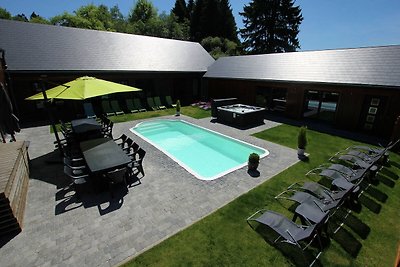 Beautiful villa with heated outdoor pool, sau...