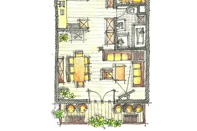 Vakantieappartement met 3 slaapkamers