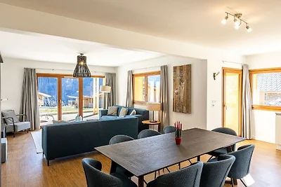 Chalet am Genfersee in den Alpen