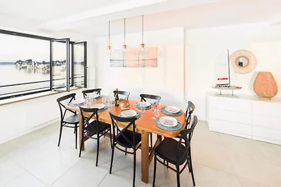 Ferienwohnung in Île-Tudy mit Meerblick