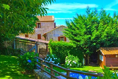 Ferienhaus mit Garten in Strandnähe