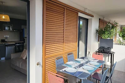 Appartamento con giardino vicino a Valras