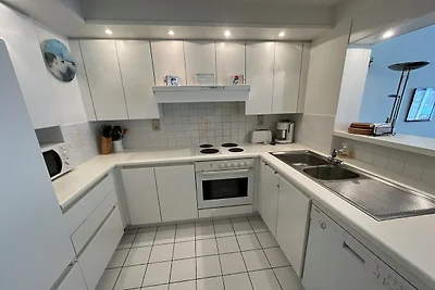 Appartement aan zee met terras