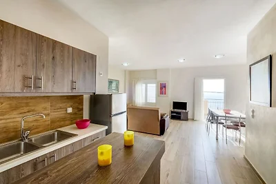 Luxus-Apartment in Voukolies mit Meerblick