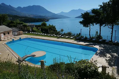 Wohnung am See Serre-Ponçon mit Pool