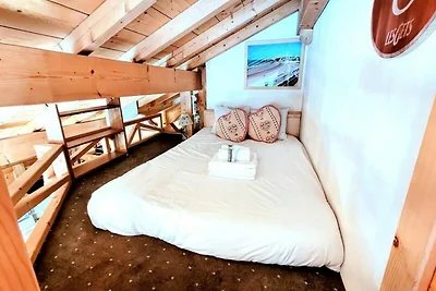 Wohnung im Dorf in der Nähe der Skipisten