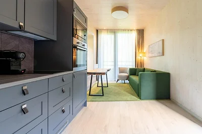 Suite in Tournai mit Waldblick