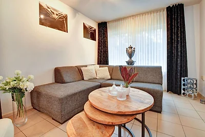 Ferienhaus mit einer überdachten Terrasse