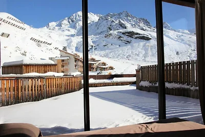 Apartment in Val Thorens mit Bergblick