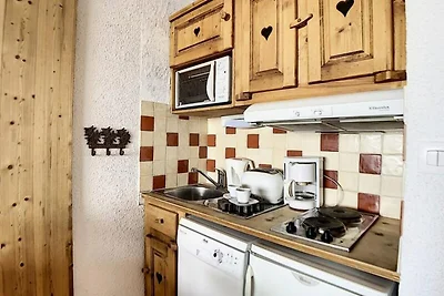 Apartment in Les Menuires mit Ski-Zugang