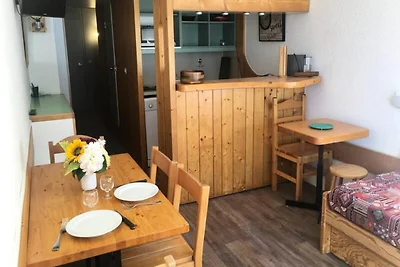 Studio für 5 Personen am Fuße der Pisten