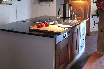 Schöne authentische Mühle nahe am Meer
