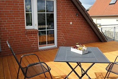 Zonneterras van vakantieappartement