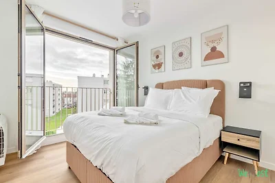 Helle Wohnung mit Balkon -6P-Nähe...