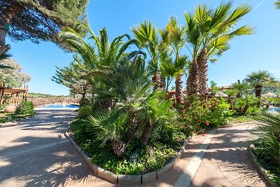 Stacaravan in Taragona met terras