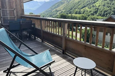 Ferienwohnung in Arves mit Blick auf die...