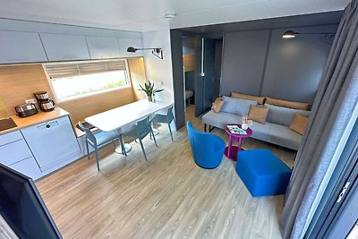 Tiny house met uitzicht op het meer