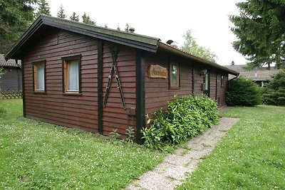 Wooden bungalow with oven, in Oberharz near a...