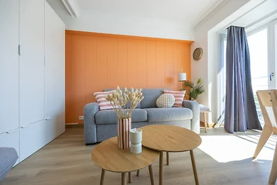 Studio in Belgien mit Meerblick