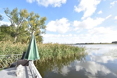 Ferienhaus mit Bootssteg in Sternberg