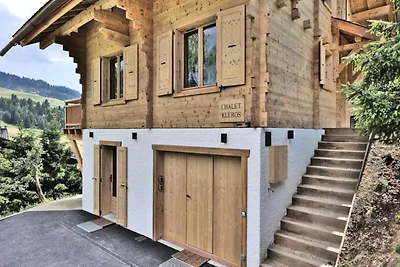 Chalet in Samance mit Blick auf das nordische...