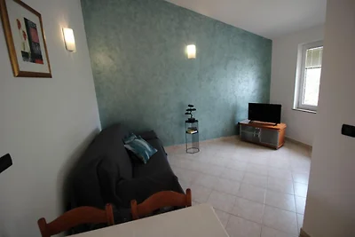 Appartement aan zee met terras voor 4...