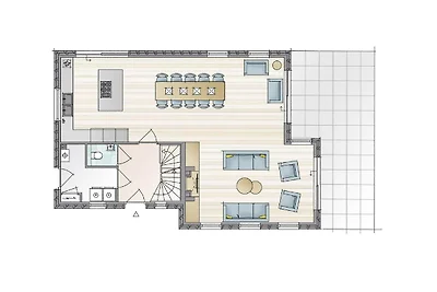 Wellnessvilla in der Nähe des Texelmeeres
