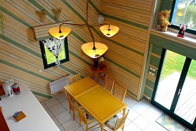 Schönes Ferienhaus mit Sauna und Meerblick