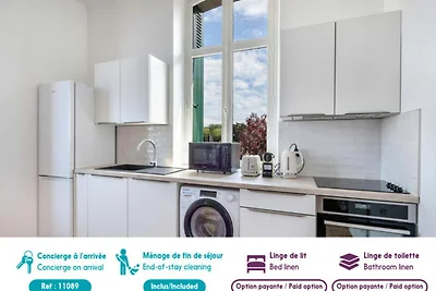 Appartement in Le Croisic met uitzicht op de...