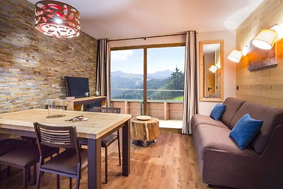 Appartement in chalet direct op skihelling