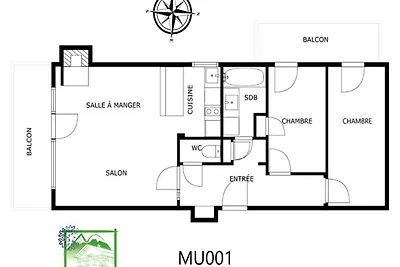 Apartment in den Alpen in der Nähe einer...