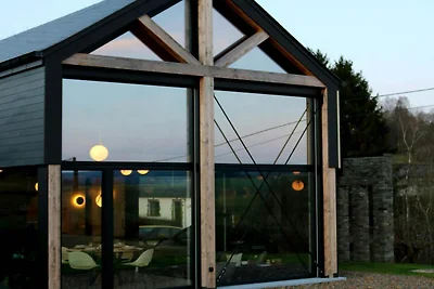 Modernes Designhaus mit Sauna