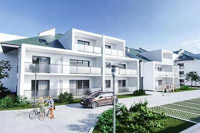 Wohnung in Grzybowo mit Garten