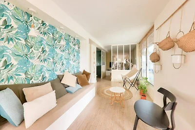 Apartment am Fluss Pénérf mit Pool