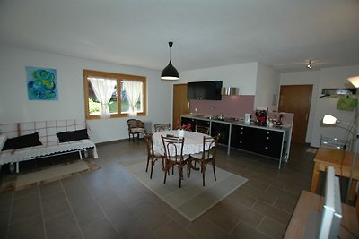 Ruim appartement in Blatten met uitzicht op...