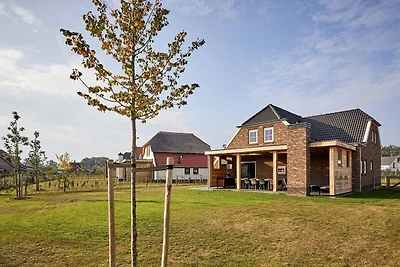 Ferienhaus mit einer überdachten Terrasse